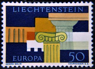 Selo Colunas - Arquitetura Europa - Liechtenstein