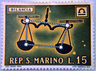 Selo Signos - Libra - San Marino