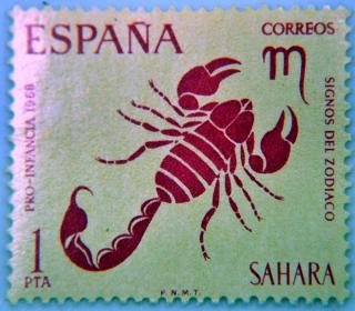 Selo Signos - Escorpio - Espanha