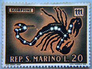 Selo Signos - Escorpio - San Marino