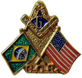 Pin Bandeiras do Brasil e EUA