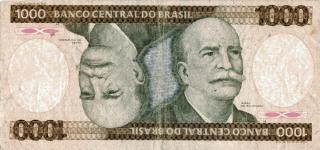 Cédula de 1000 Cruzeiros - Brasil