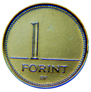 Moeda de 1 Forint - Hungria