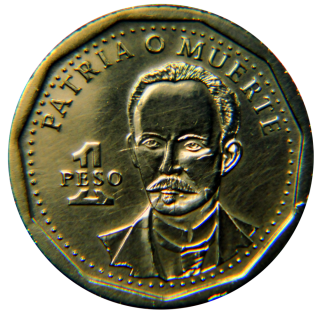 Moeda de 1 Peso - Cuba