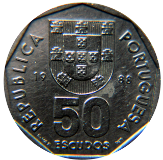 Moeda de 50 Escudo - Portugal