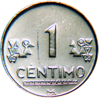Moeda de 1 Centimo - Peru