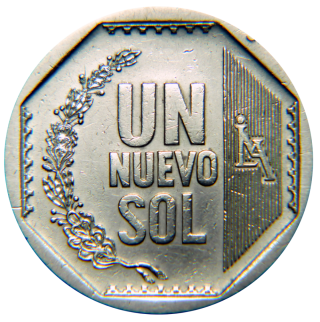 Moeda de 1 Sol - Peru