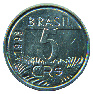 Moeda de 5 Cruzeiros - Brasil