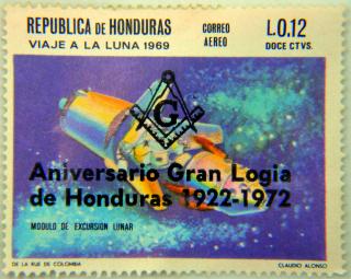 Selo 50 anos da Grande Loja de Honduras
