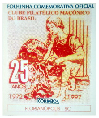 Folha 75 anos Clube Filatlico Manico do Brasil