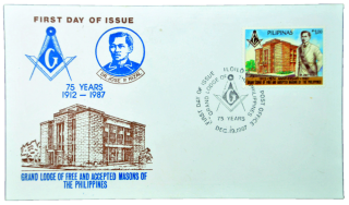 Envelope da Grande Loja Maçônica das Filipinas