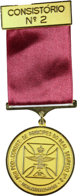 Medalha Mui Pod. Consist. de Prncipes do Real Segredo n 2