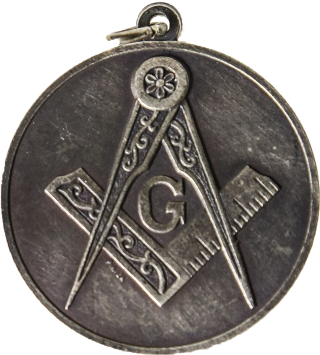 Medalha com  Smbolo Manico