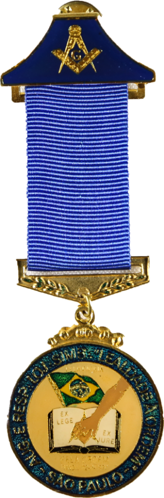 Medalha da Loja Manica "Lealdade  Ordem"