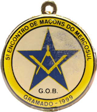 Medalha do 5 Encontro de Maons do Mercosul