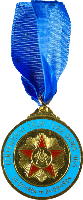 Medalha da Loja Manica "Luiz Gama" 464