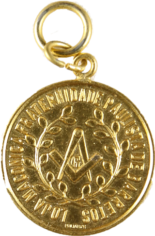 Medalha da Loja Manica Fraternidade Paulista de Barretos