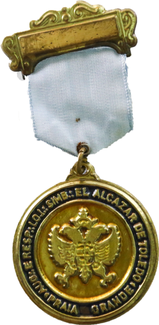 Medalha da Loja Manica El Alcazar de Toledo 