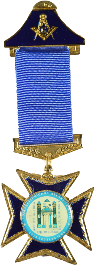 Medalha da Loja Manica Fraternidade Atlntica n 1267