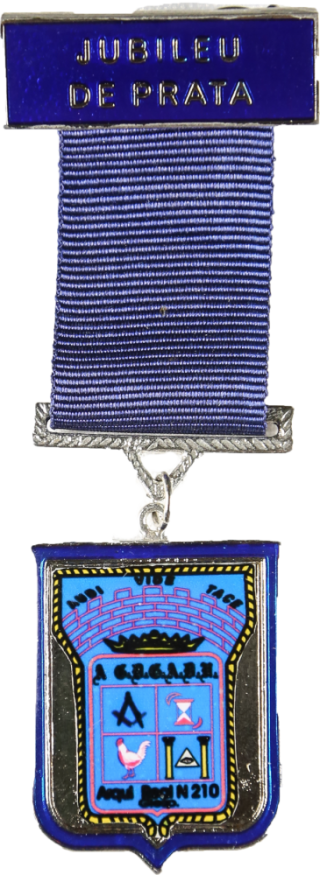 Medalha da Loja Manica Arqui Real n 210