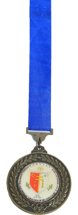 Medalha da Loja Maçônica Cavaleiros São João D' Acre nº 2714