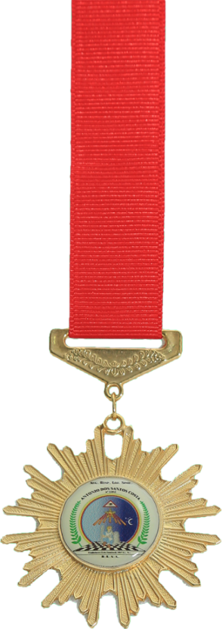 Medalha da Loja Maçônica Antonio Santos Costa nº 3162