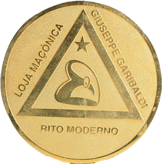 Medalha da Loja Maçônica Guiseppe Garibaldi