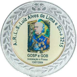 Medalha da Loja Maçônica Luiz Alves de Lima e Silva