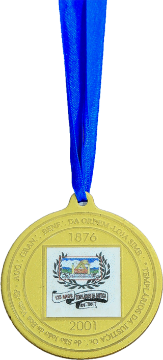 Medalha da Loja Maçônica Templários da Justiça