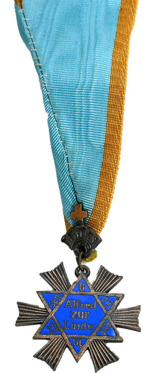 Medalha da Loja Maçônica Alfred Zur Linde