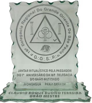 Placa da 16 Delegacia Regional do Grande Oriente de So Paulo