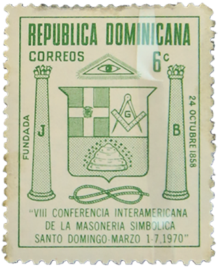 Selo da VIII Conferência Internacional da Maçonaria Simbólica