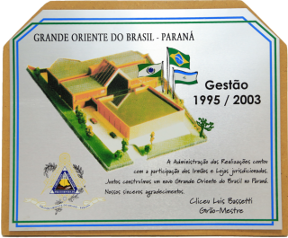 Pea Decorativa do Grande Oriente do Brasil - Paran