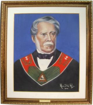 Retrato do Gro-Mestre Luiz Alves de Lima e Silva - Duque de Caxias