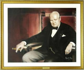 Retrato de Sir Winston Churchill